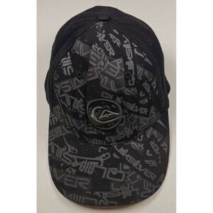 Quiksilver All Over Graphic baseball‎ cap Black And Grey One Size